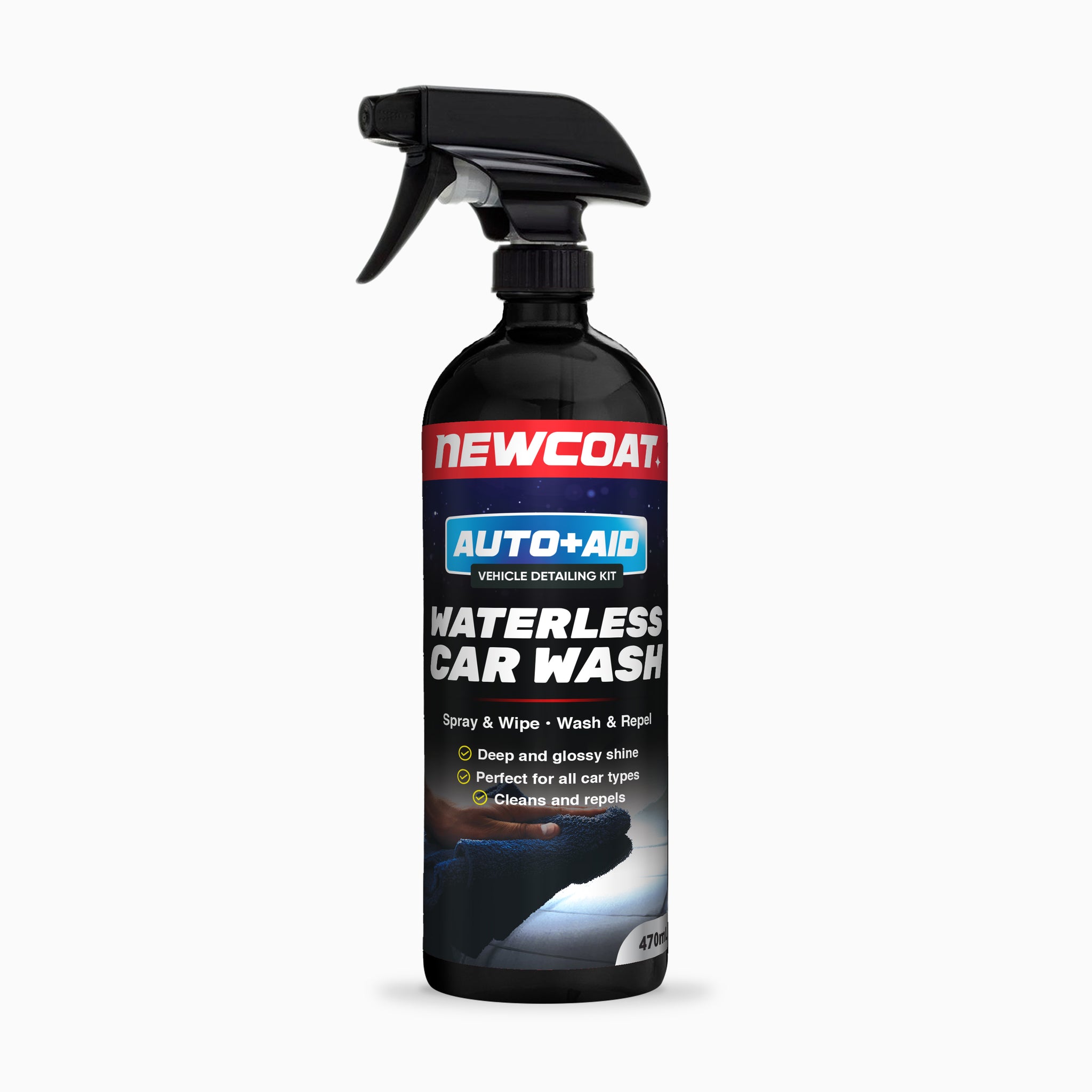 Waterless Wash & Detail Ceramic Spray - Best Waterless Car Cleaner